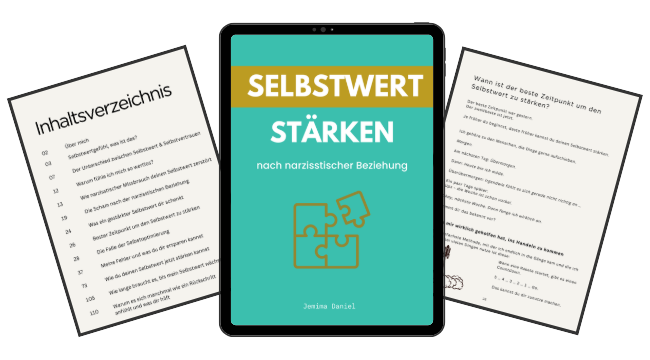 ebook cover für selbstwert stärken nach narzisstischer beziehung